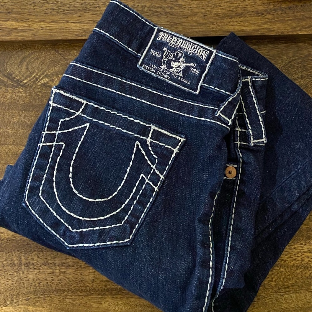 True Religion CURVY SKINNY JEAN size 27 nwot
